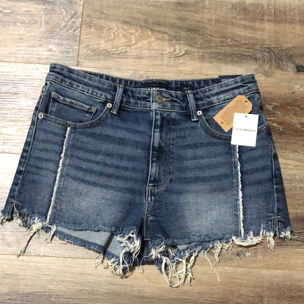 Lucky Brand Denim High Rise Shortie Sz 30